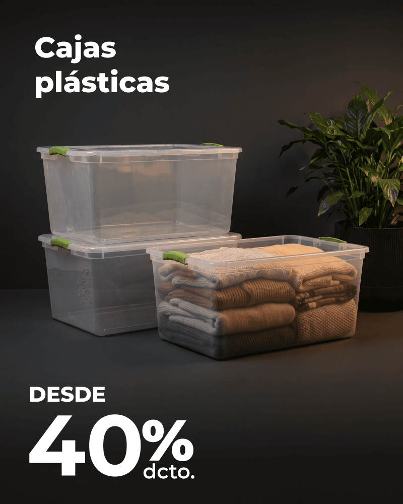 cajas plásticas