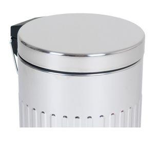 Papelero pedal Decoline acero 3 lt