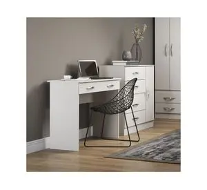 Escritorio 1 cajón Slim blanco