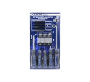 Juego destornilladores RU080-N 29 piezas Robust