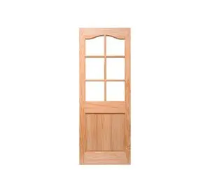 Puerta Pino Radiata Colico 6 vidrios 70x210 cm Moldupanel