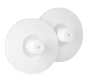 Set soportes barra baño blanco 2 unidades 5F