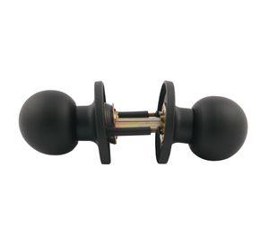 Cerradura pomo simple paso bola negro Arnik
