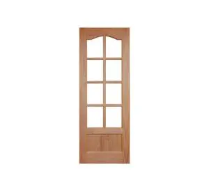 Puerta Pino Radiata Caburga 75x200 cm 8 Vidrios Moldupanel