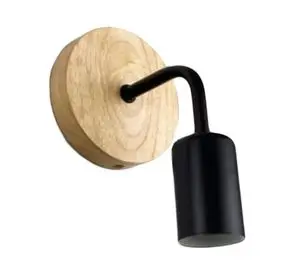 Aplique 1L E27 Vintage madera/metal Pro-Lighting