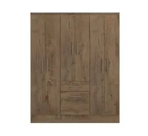 Clóset 6 puertas 1 cajón 1 zapatero Moca 177x138x40 cm