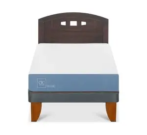Cama europea 1.5 plazas Excellence + Respaldo Gales gris