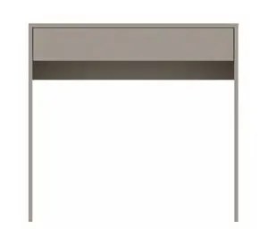 Escritorio Infinity gris 1 cajón