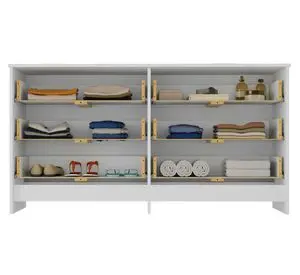 Cómoda Dúplex blanco 6 cajones