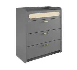 Cómoda Duna gris 4 cajones