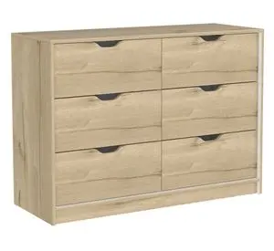 Cómoda Basilea duna/blanco 4 cajones 2 puertas