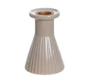 Candelabro Líneas cerámica 10 cm