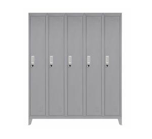 Locker 5 puertas gris Maletek