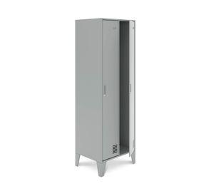 Locker Office L2A1 gris 1 cuerpo 2 puertas