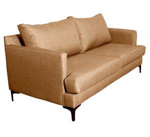 Sofá 2 cuerpos Aldara chenille beige