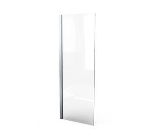Mampara fija Agori perfil cromado 185x60x0.6 cm