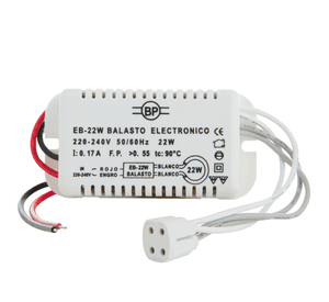 Ballast electrónico simple 22W Byp