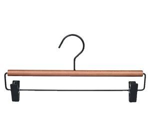 Colgador clip metal/madera 2 piezas