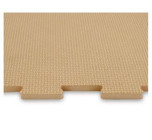 Mat armable beige/blanco 9 piezas