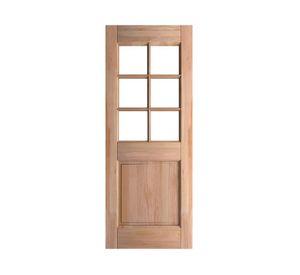 Puerta Charlotte madera de lenga 75x200 cm natural