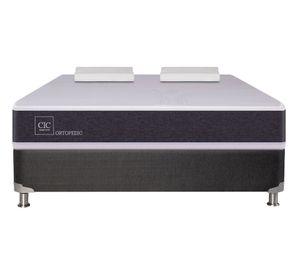 Box spring 2 plazas Ortopedic B5 + almohadas viscoelásticas Cic