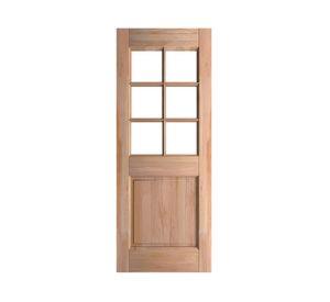 Puerta Charlotte madera de lenga 90x210 cm natural