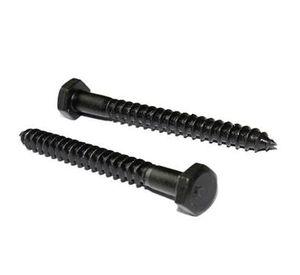 Tornillo Tirafondo 1/4 x 2 1/2''pavonado Imporper