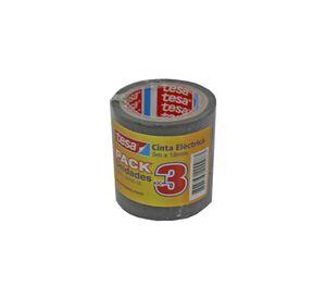 Pack 3 cintas eléctricas 5 mt x 18 mm Tesa