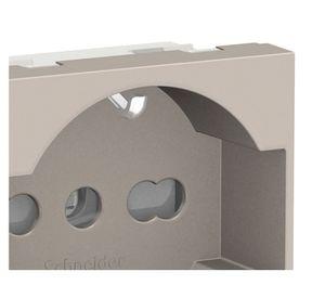 Módulo toma corriente schuko 10/16A 2P+T Orión beige Schneider
