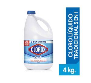 Cloro líquido tradicional 4 lt