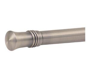 Barra extensible 120/210 cm tope nickel satinado