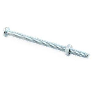 Perno cocina con tuerca 3/16x3'' zincado 20 unidades Arnik