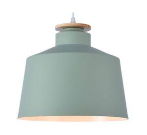 Lámpara colgar 40W E27 1L León verde salvia