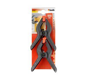 Set 2 pinzas plástico 40x100 mm
