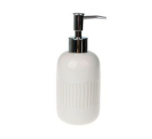 Dispensador jabón Tramas blanco