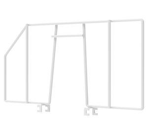 Divisor de repisa metal ensamble 18 cm blanco