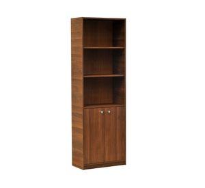 Librero 2 puertas nogal Mobikit