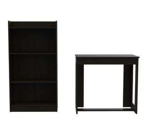 Set escritorio + biblioteca Office 4 wengue TuHome