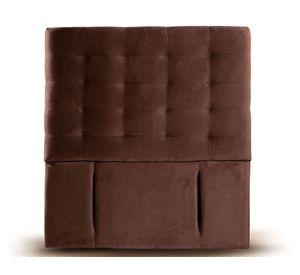 Respaldo 1.5 plazas Napoles tela chocolate Latam Home