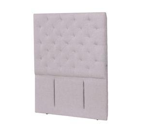 Respaldo 1.5 plazas Brescia lino gris claro