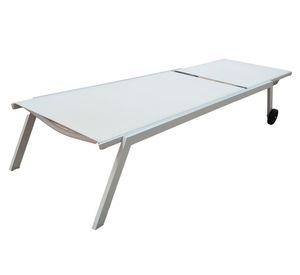 Reposera aluminio gris