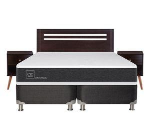 Box spring 2 plazas Ortopedic base dividida B5 + set New Múnich Cic