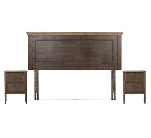 Respaldo 2 plazas + velador Anna Rosen