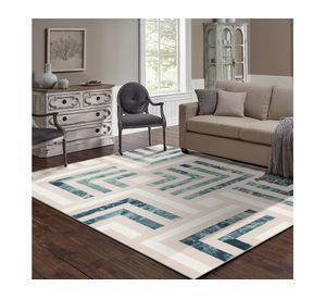 Alfombra 200x280 cm Jungle azul