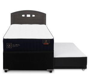 Diván 1.5 plazas Premium + Respaldo Gales azul/gris