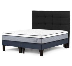 Cama europea Indie 2 plazas base dividida + respaldo Issey