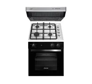 Kit empotrable horno F 1060NA + encimera 4HF + campana U6160