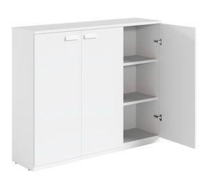 Gabinete medio Space 3 puertas 123x40x120 cm