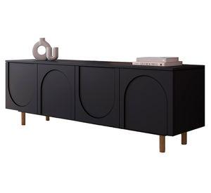 Rack TV 75" Arcos negro