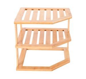 Rack organizador platos esquinero